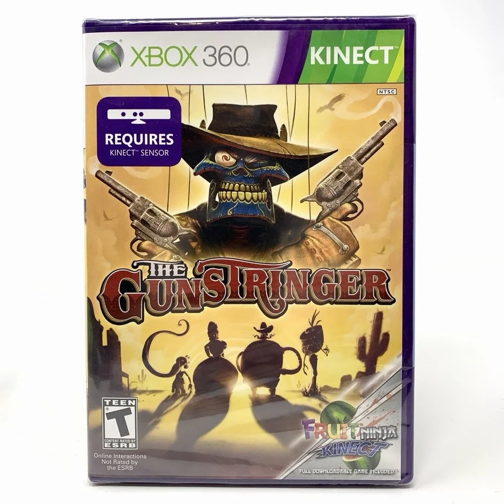 The Gunstringer Xbox 360 Game - Brand New Factory Sealed By Fruit Ninja Kinect